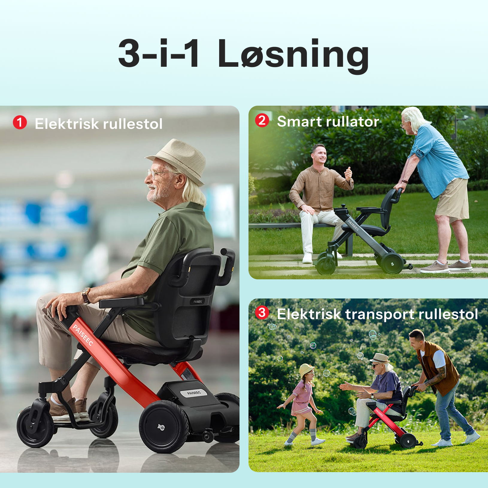 Eletrisk Rullestol Medenta W3