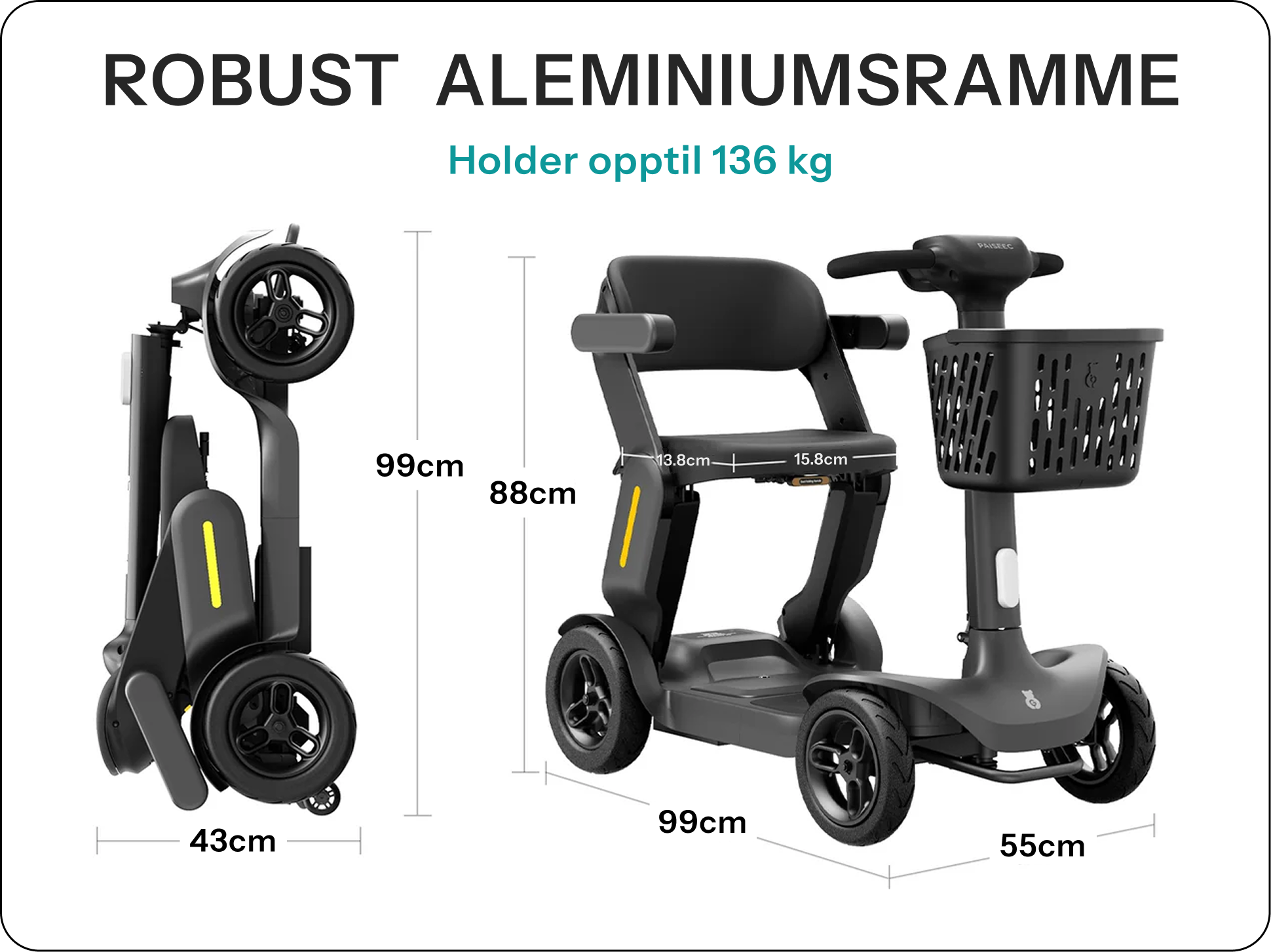 Mobilitetsscooter Medenta S3
